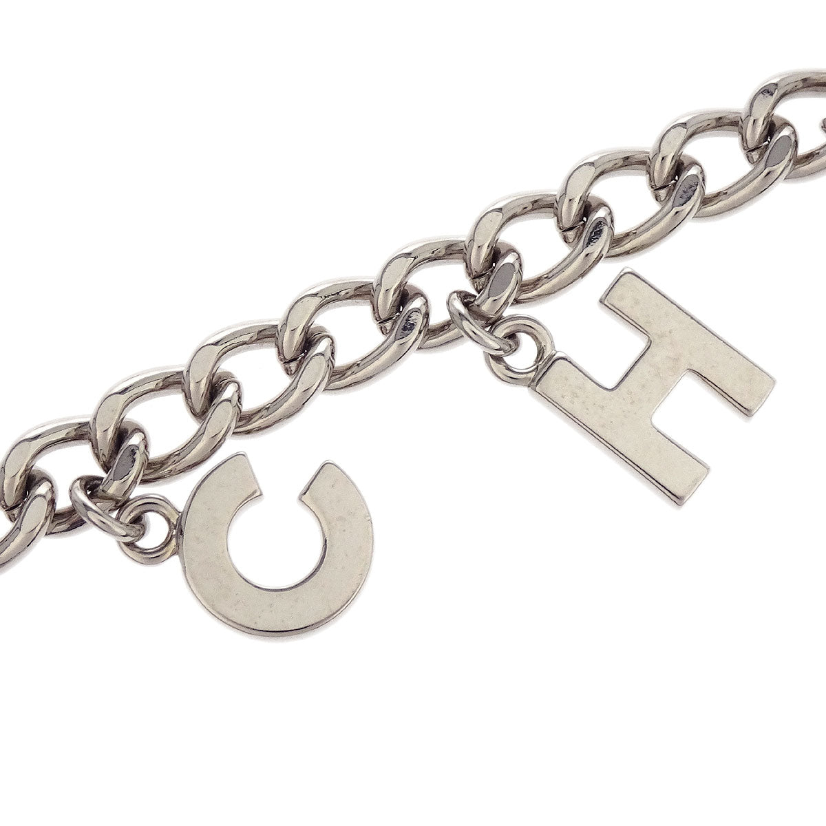 Chanel Charm Chain Belt Silver 04V Small Good