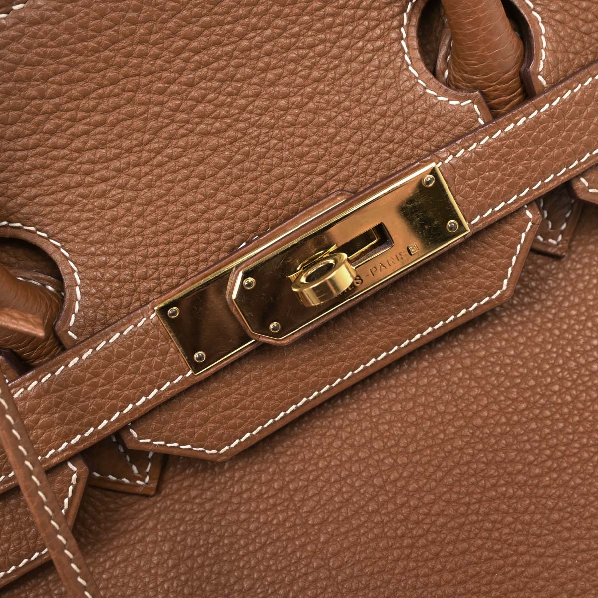 Hermes Gold Togo Birkin 35 Handbag