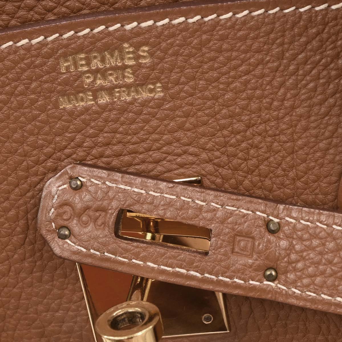 Hermes Gold Togo Birkin 35 Handbag