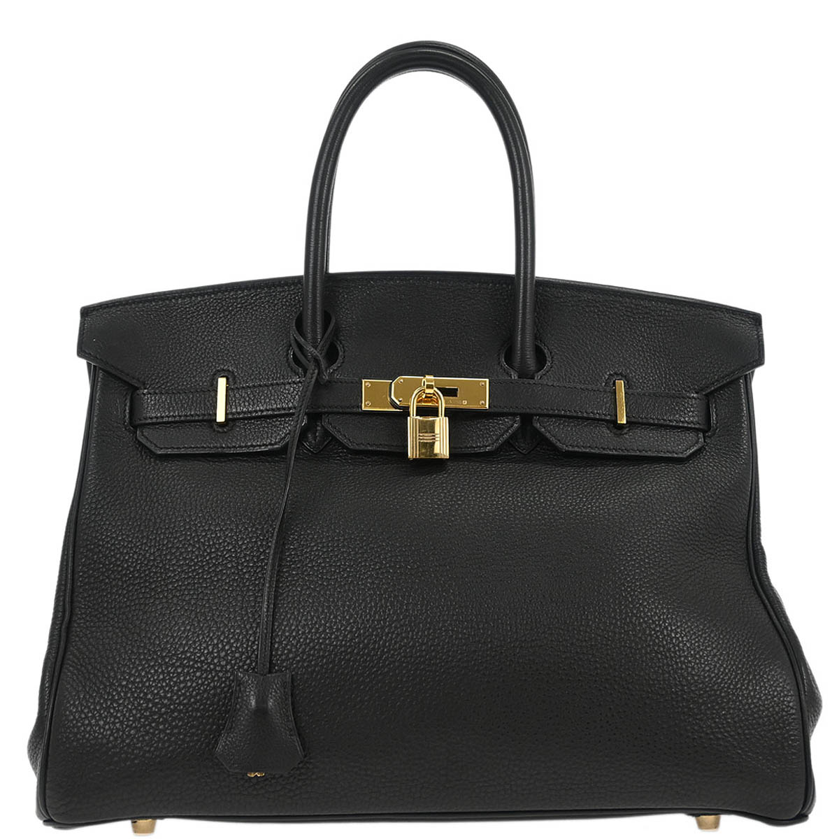 Hermes Black Togo Birkin 35 Handbag