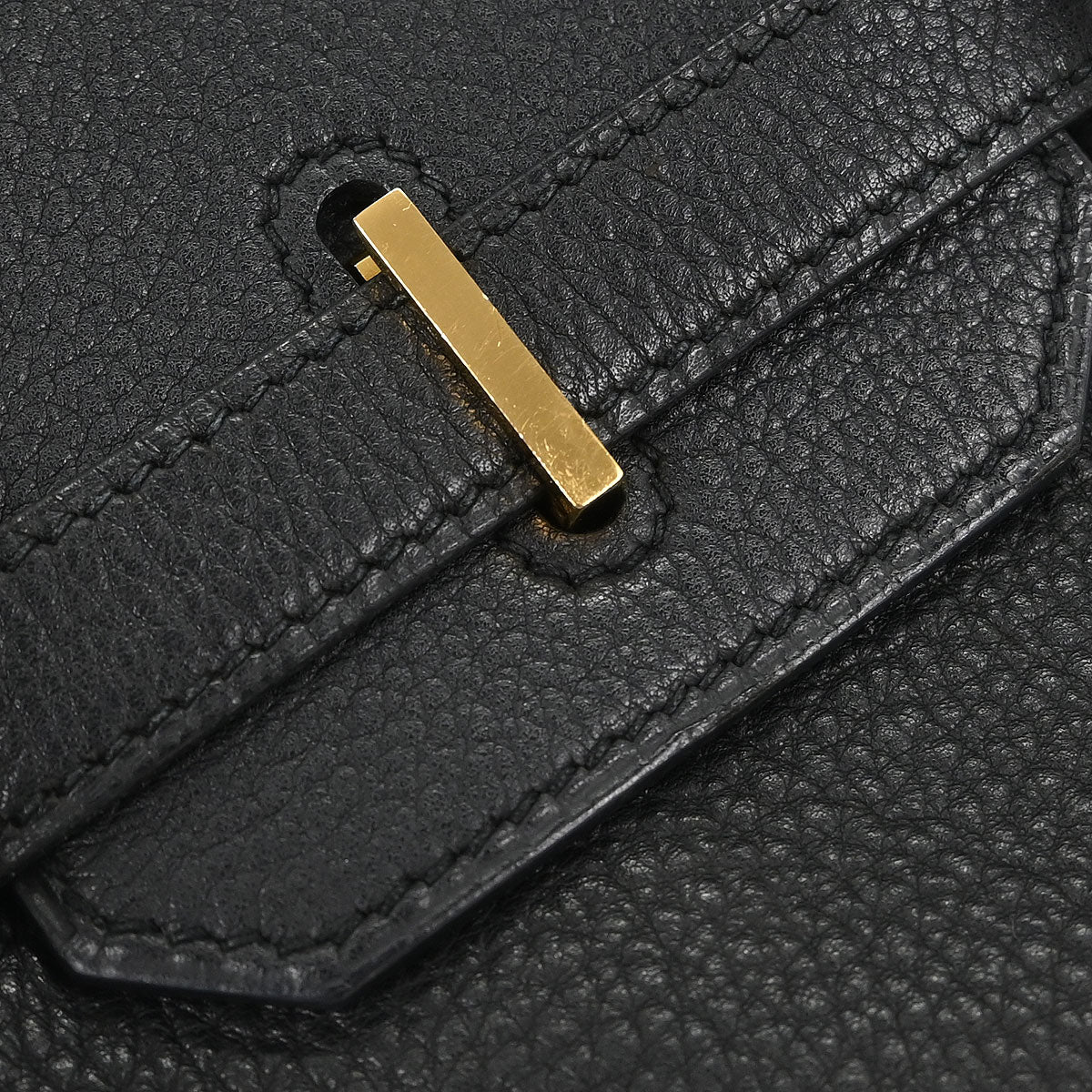 Hermes Black Togo Birkin 35 Handbag