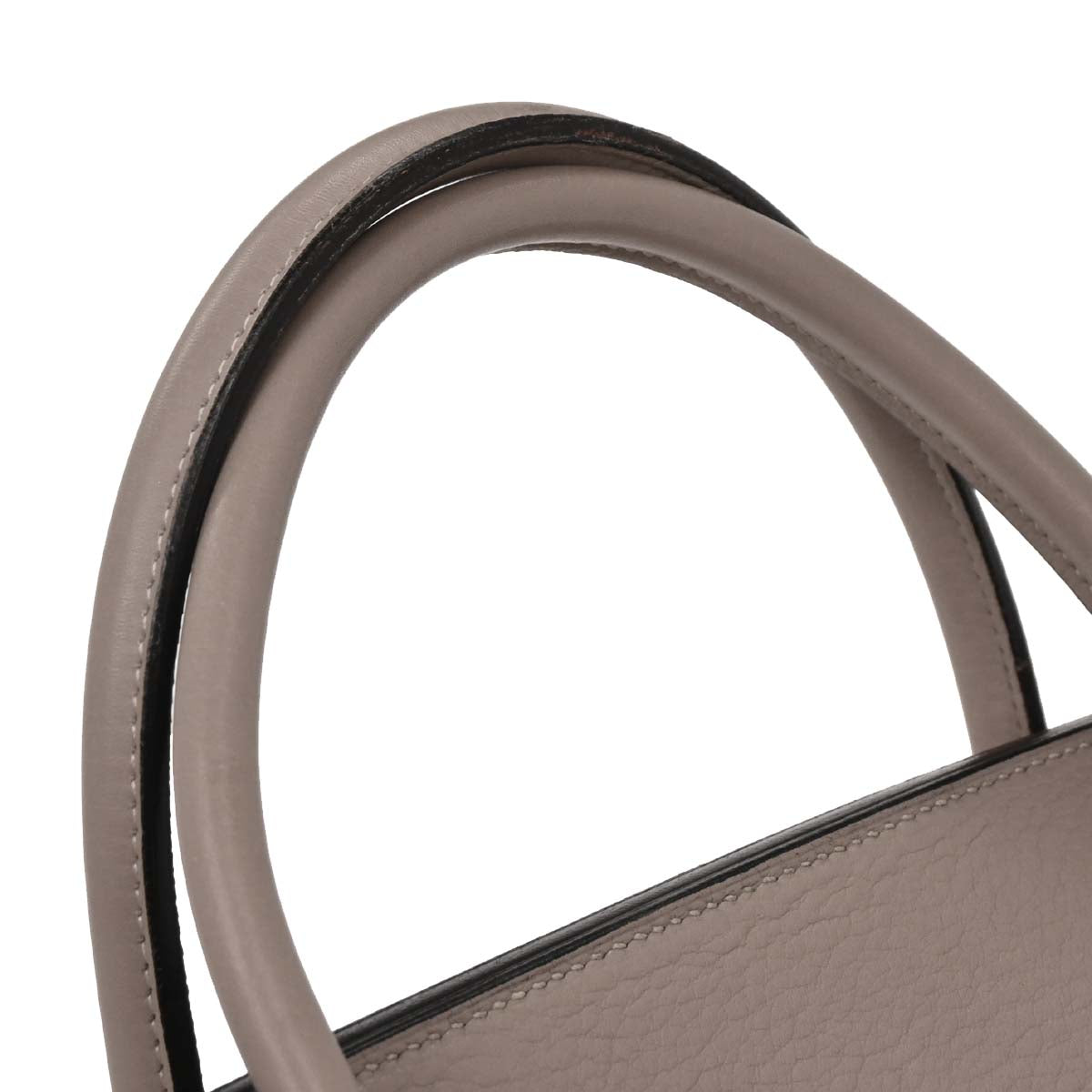 Hermes Tourterelle Taurillon Clemence Birkin 45 Handbag
