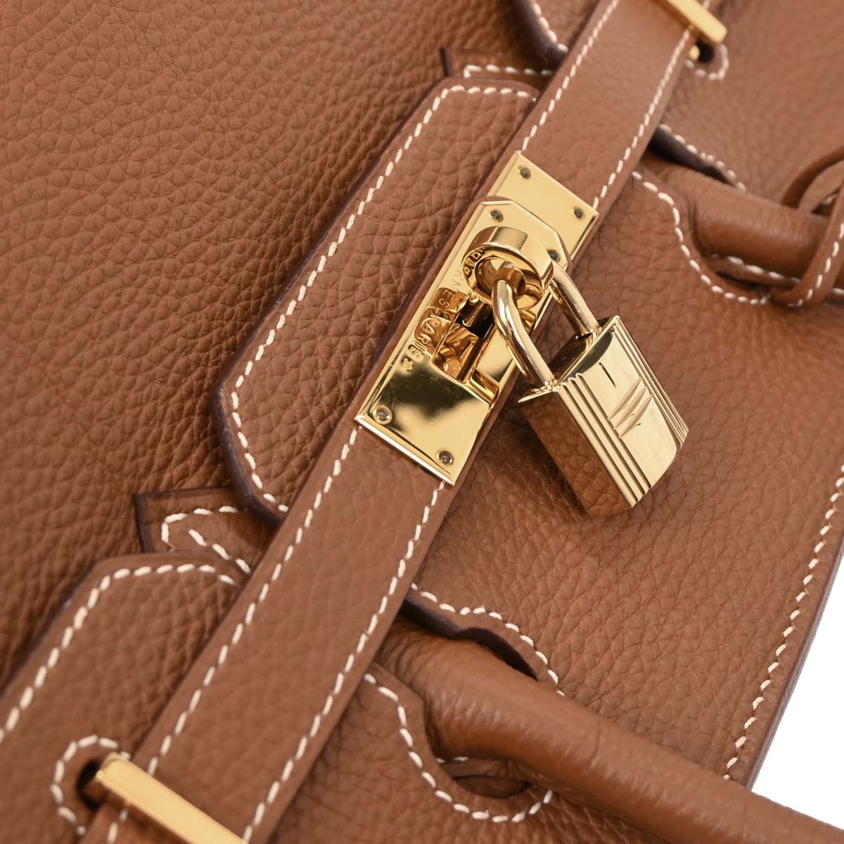 Hermes Gold Togo Birkin 30 Handbag