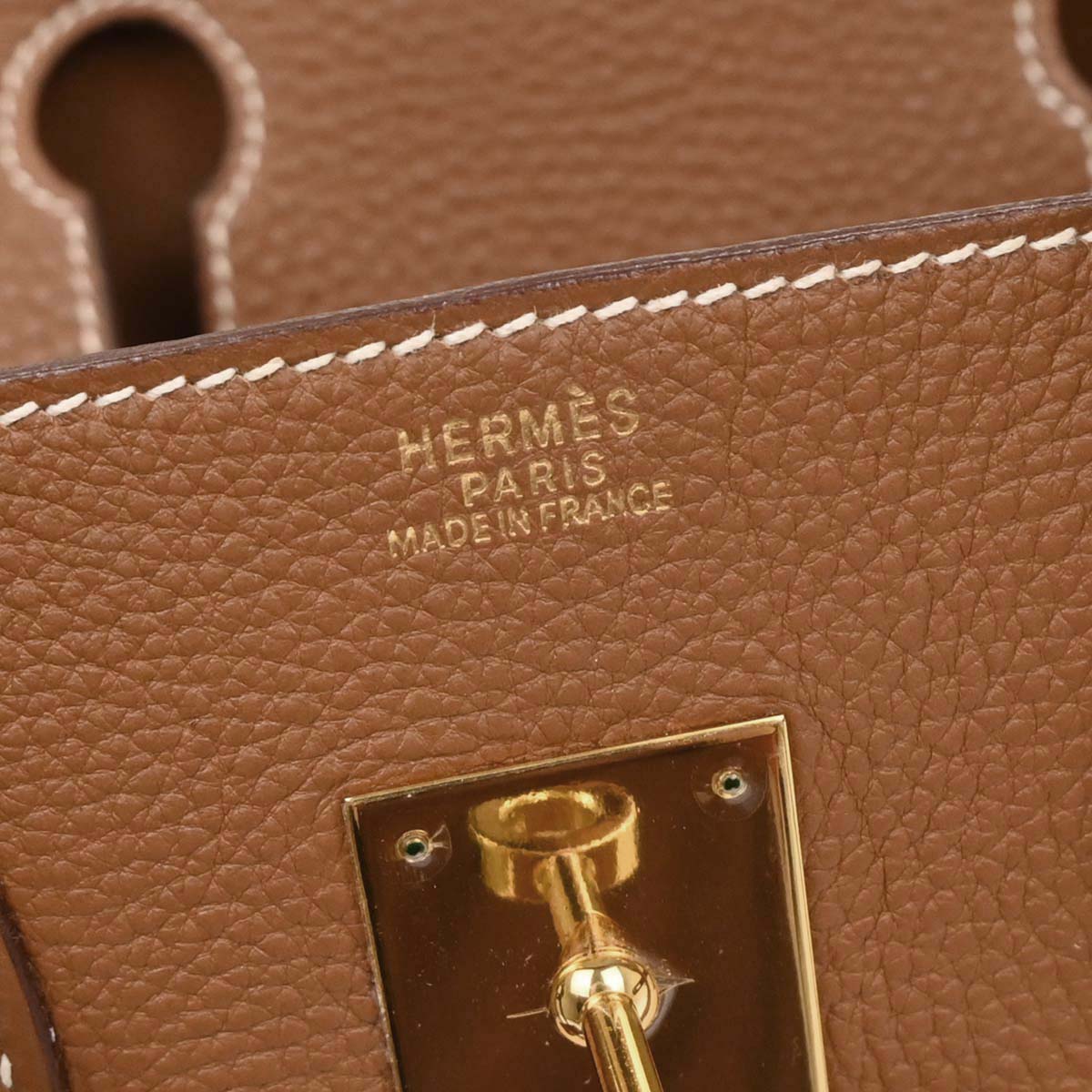 Hermes Gold Togo Birkin 30 Handbag