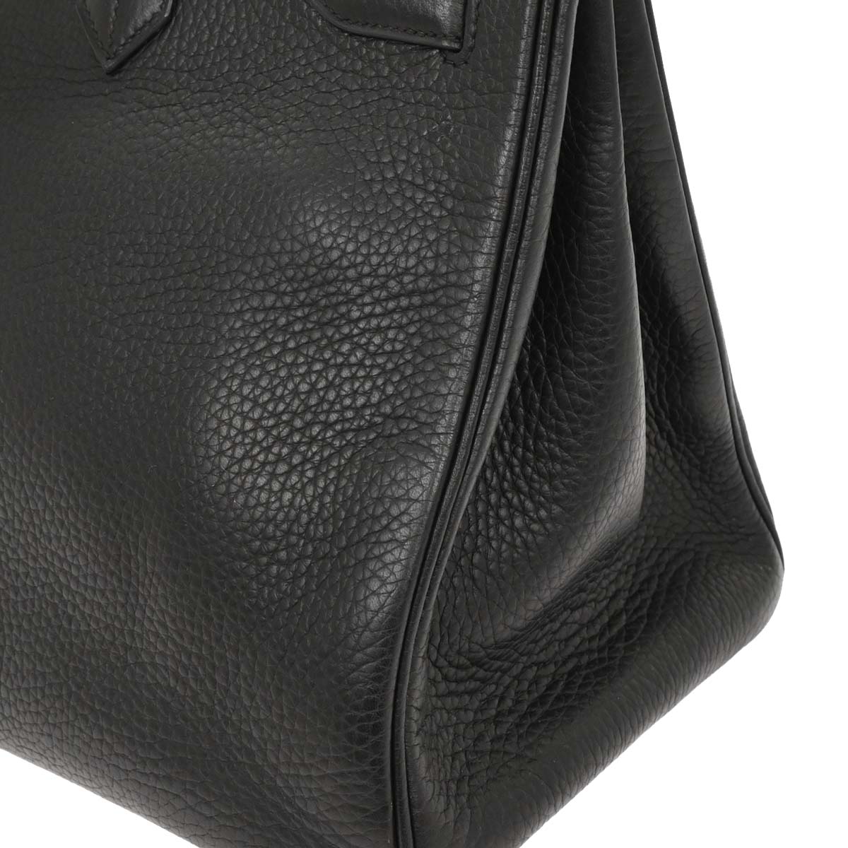 Hermes Black Taurillon Clemence Birkin 35 Handbag