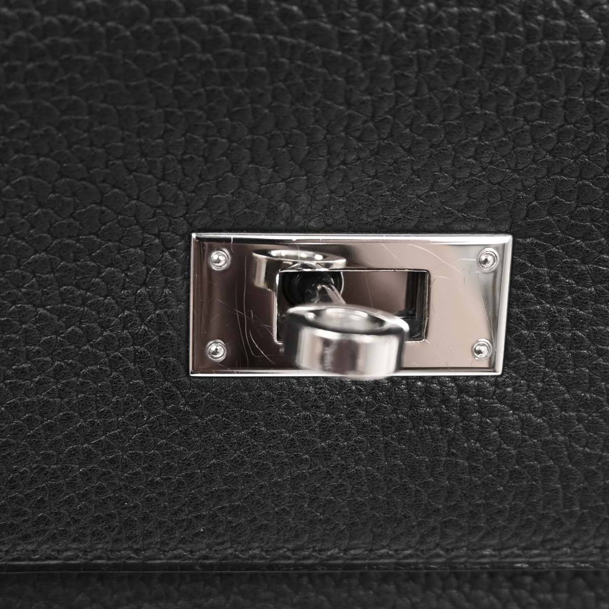 Hermes Black Togo Kelly 32 Retourne 2way Shoulder Handbag