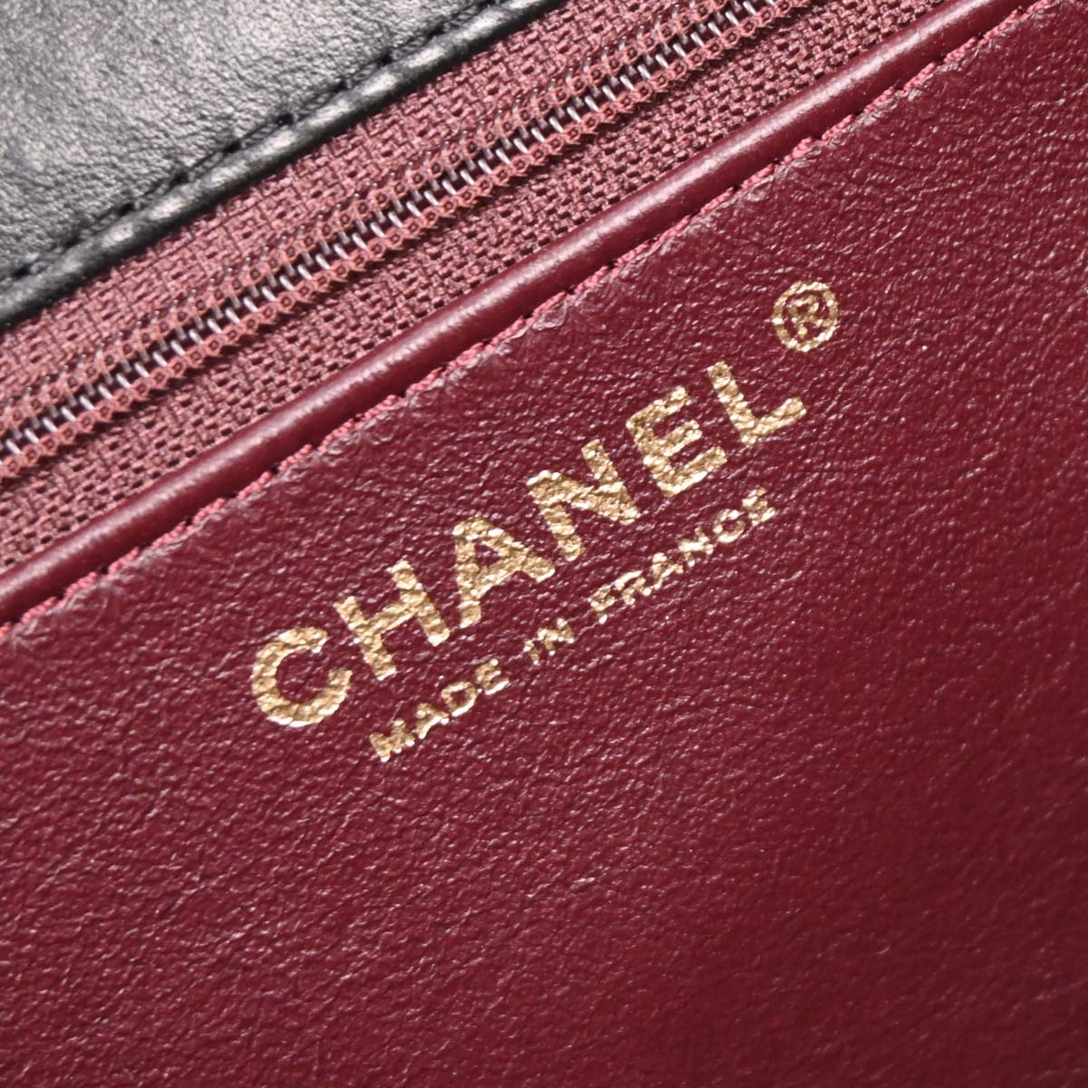 Chanel Black Lambskin Turnlock Medium Half Flap Shoulder Bag
