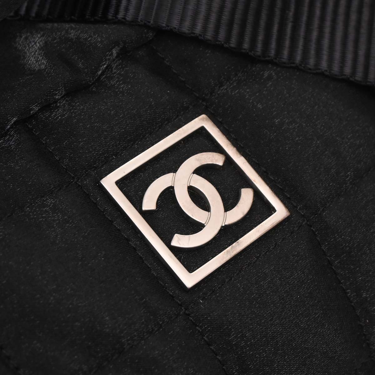 Chanel Black Nylon Sport Line Gym Bag