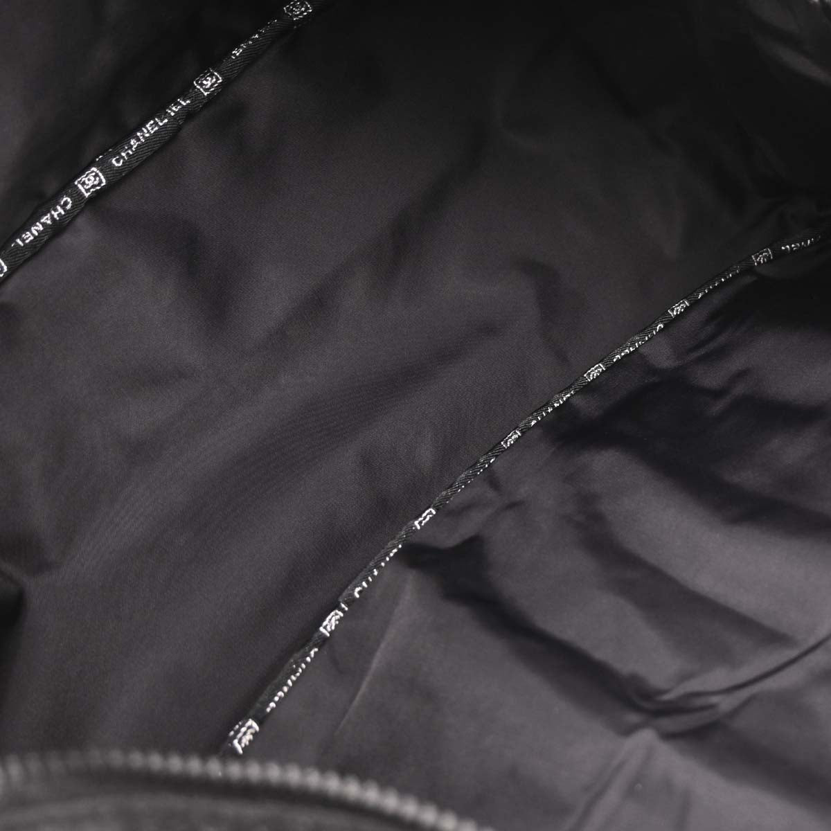Chanel Black Nylon Sport Line Gym Bag