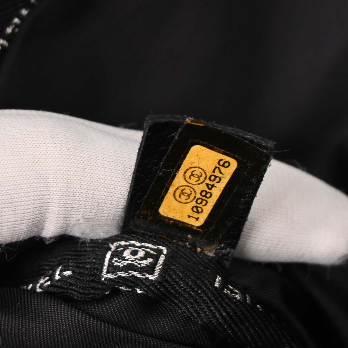 Chanel Black Nylon Sport Line Gym Bag