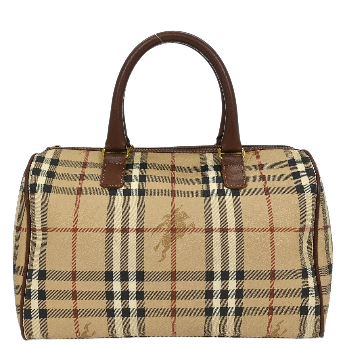 Burberry Beige PVC House Check Handbag