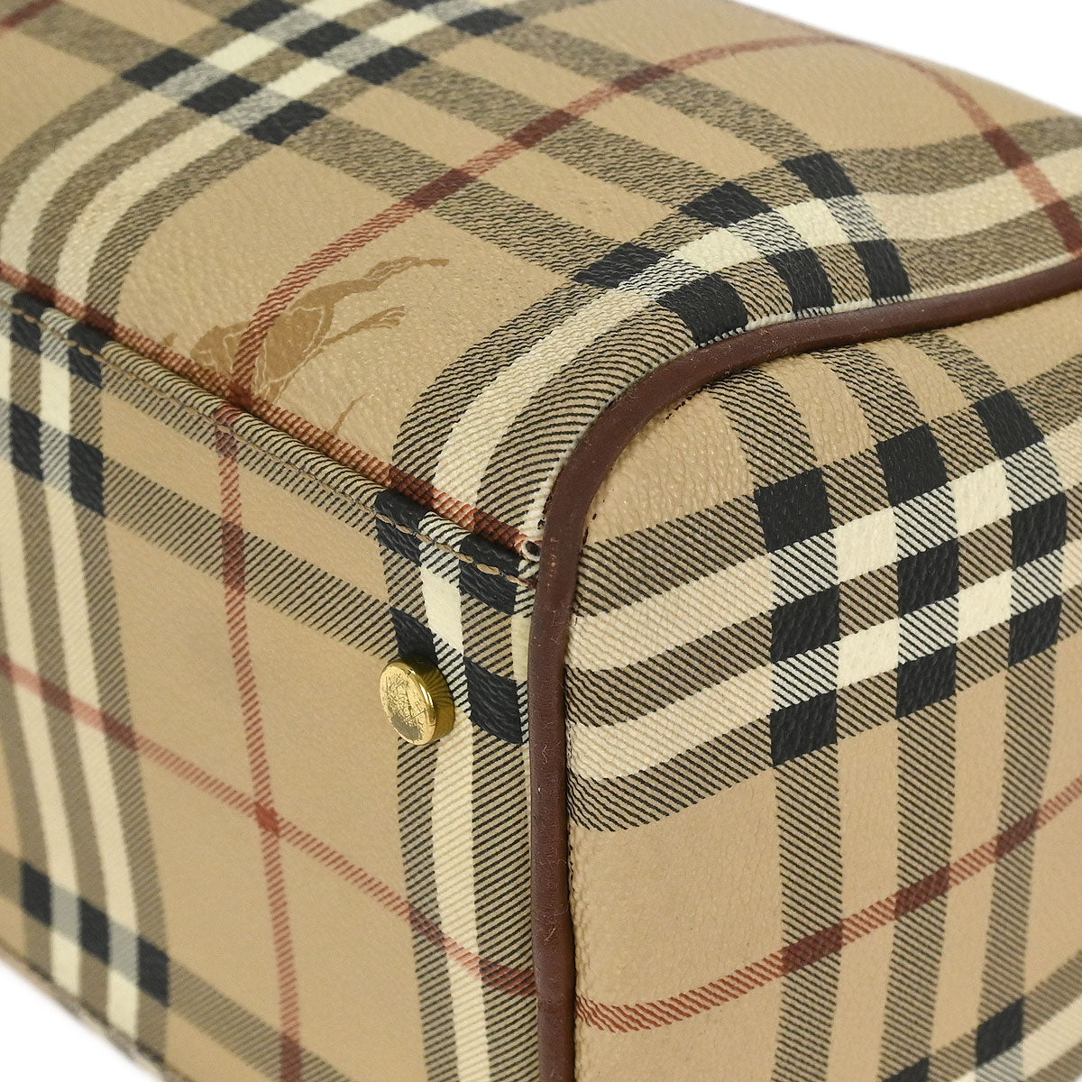 Burberry Beige PVC House Check Handbag