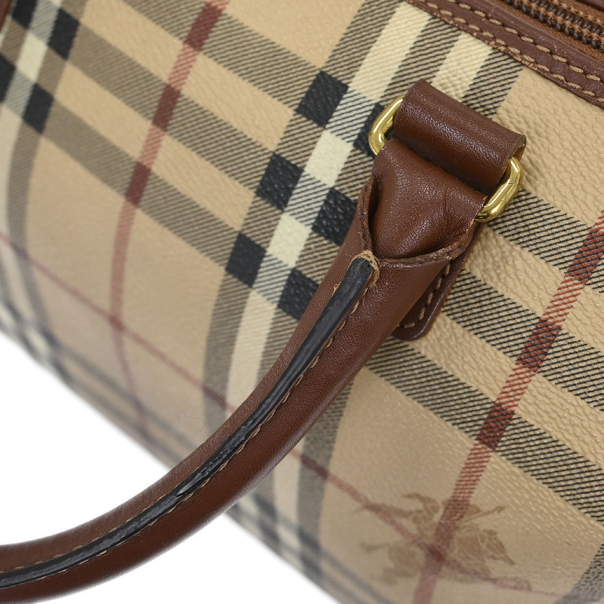 Burberry Beige PVC House Check Handbag