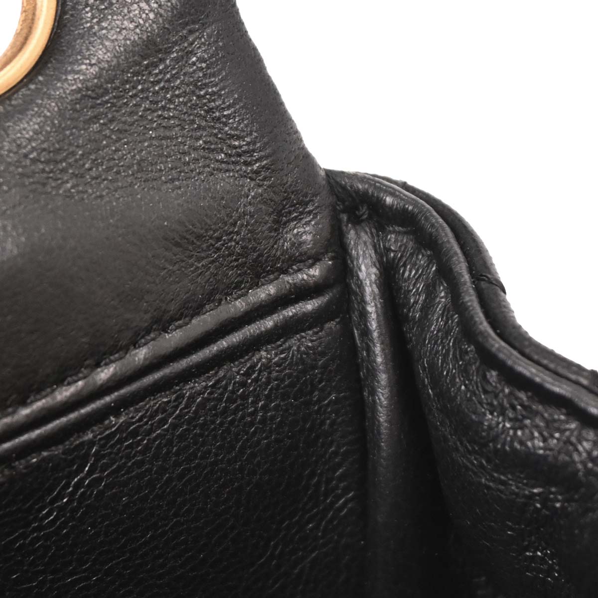 Chanel Black Lambskin Valentine East West Shoulder Bag