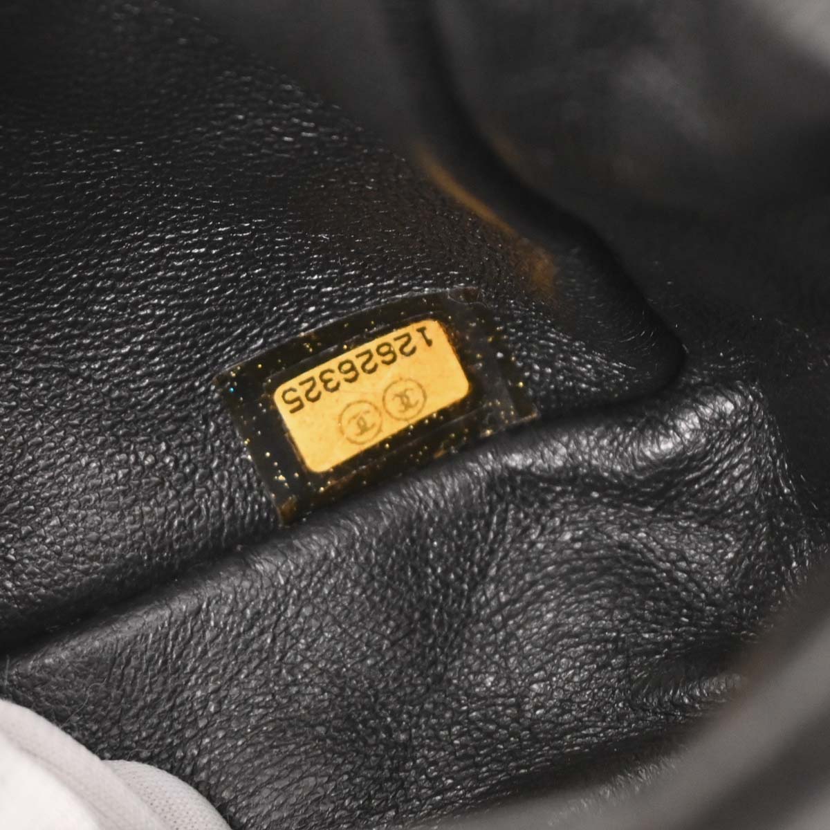 Chanel Black Lambskin Valentine East West Shoulder Bag