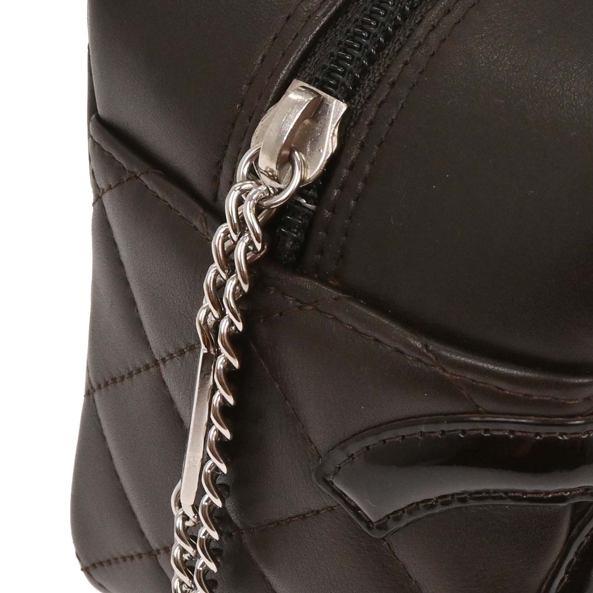 Chanel Brown Calfskin Cambon Ligne Bowling Bag