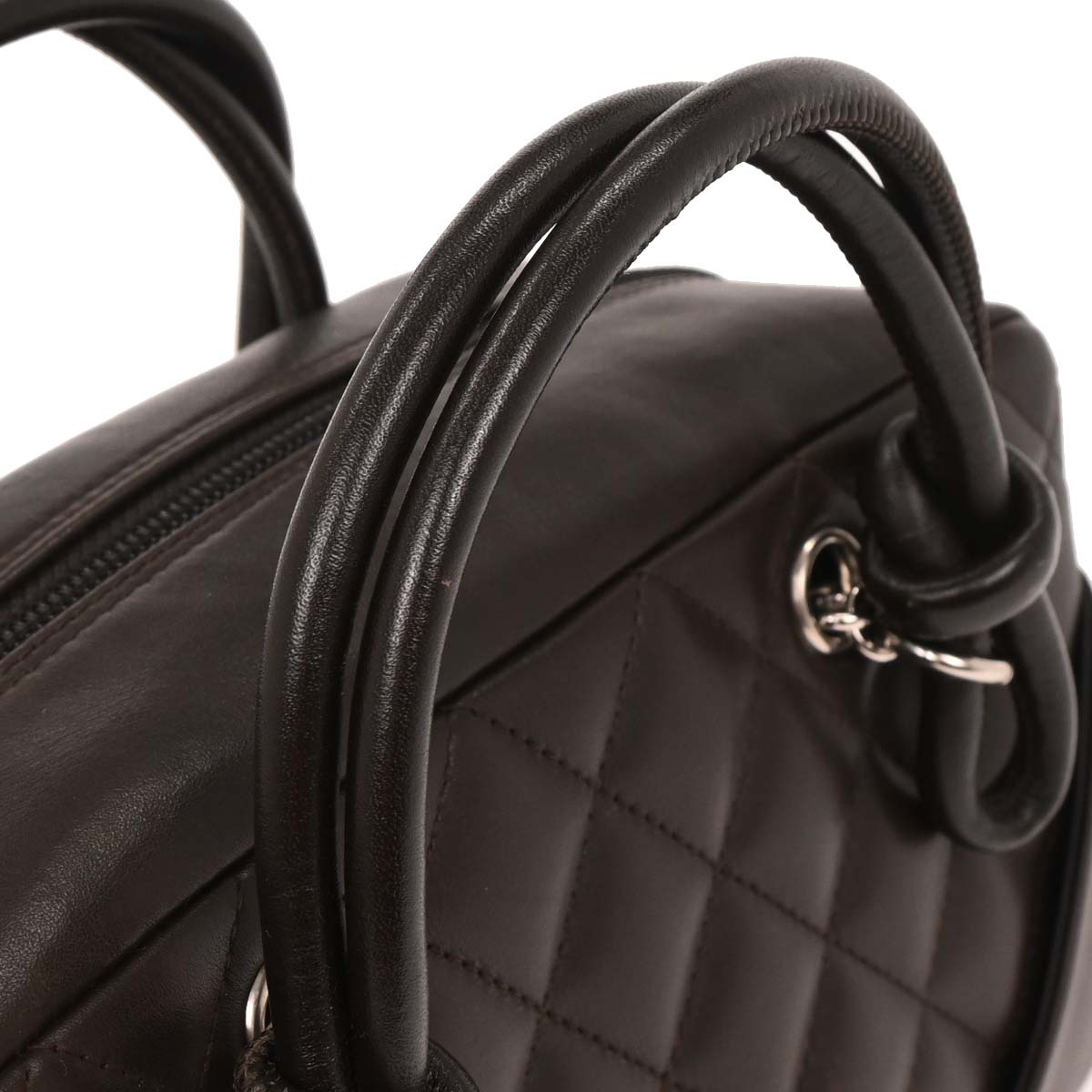 Chanel Brown Calfskin Cambon Ligne Bowling Bag