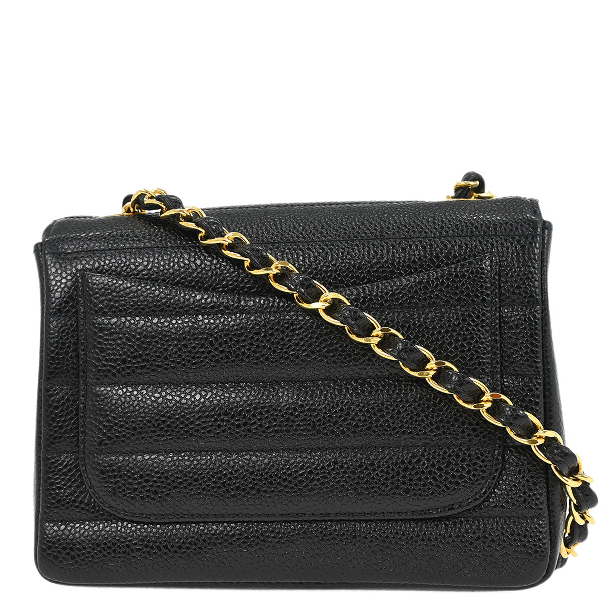 Chanel Black Caviar Mini Classic Square Flap Bag