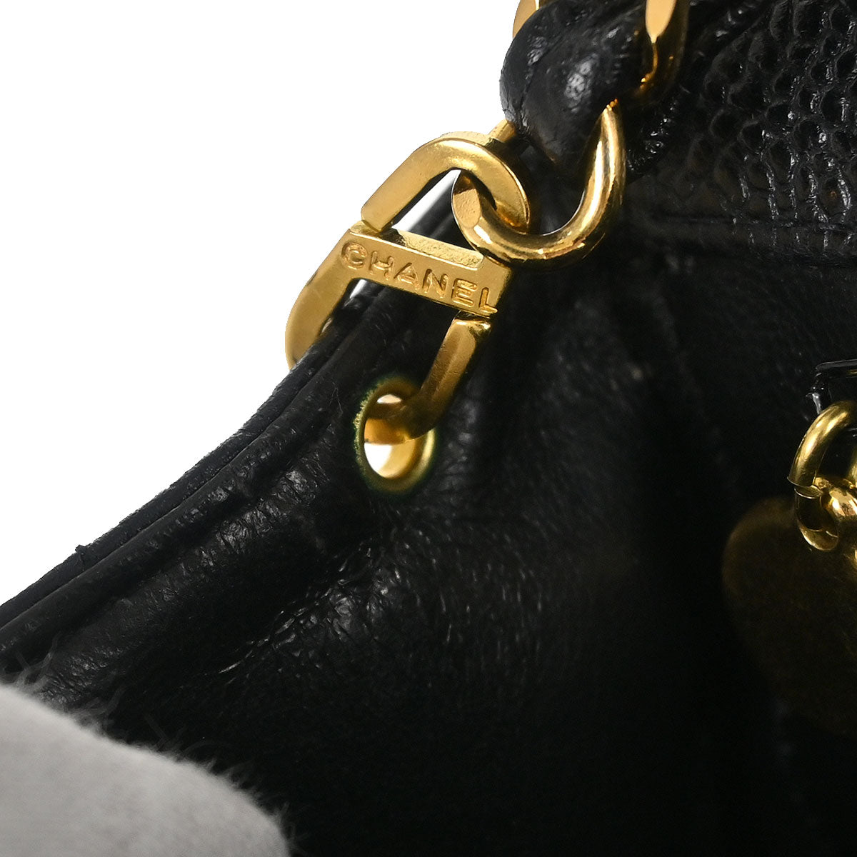 Chanel Black Caviar Mini Classic Square Flap Bag