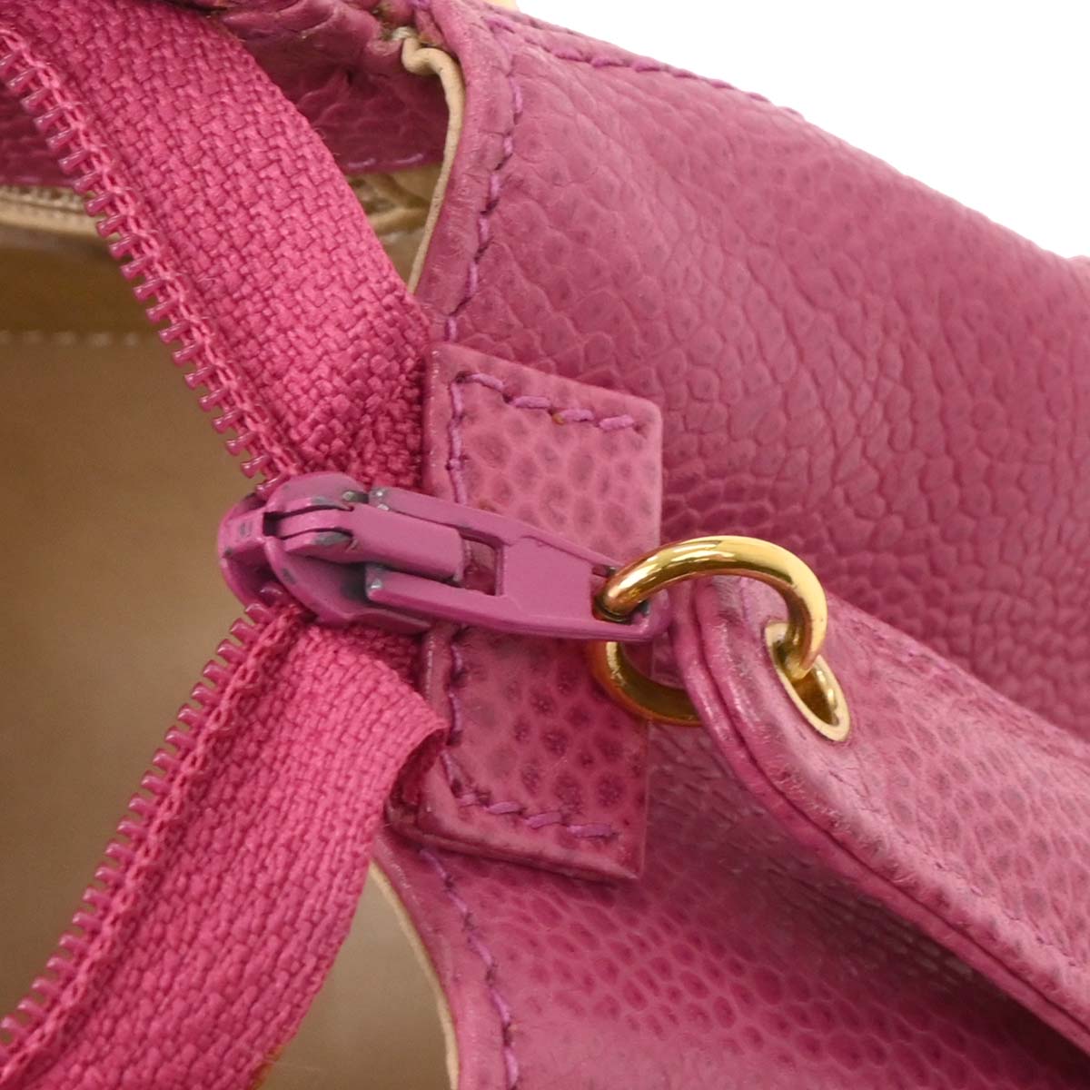 Chanel Pink Caviar Shoulder Bag