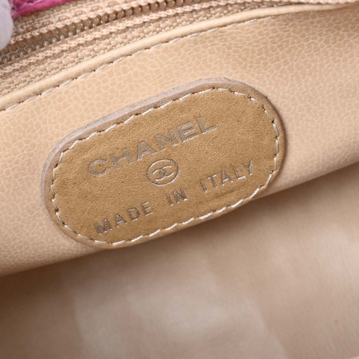 Chanel Pink Caviar Shoulder Bag