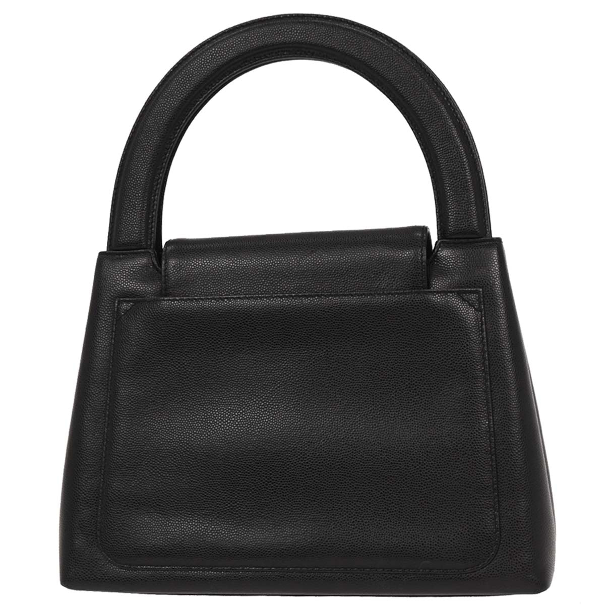 Chanel Beige Caviar Top Handle Handbag
