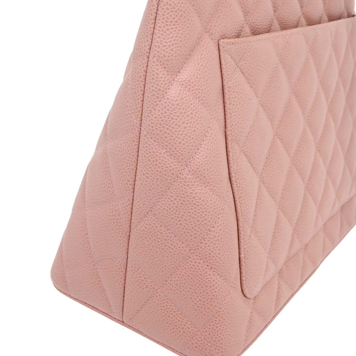 Chanel Pink Caviar Medallion Tote Handbag