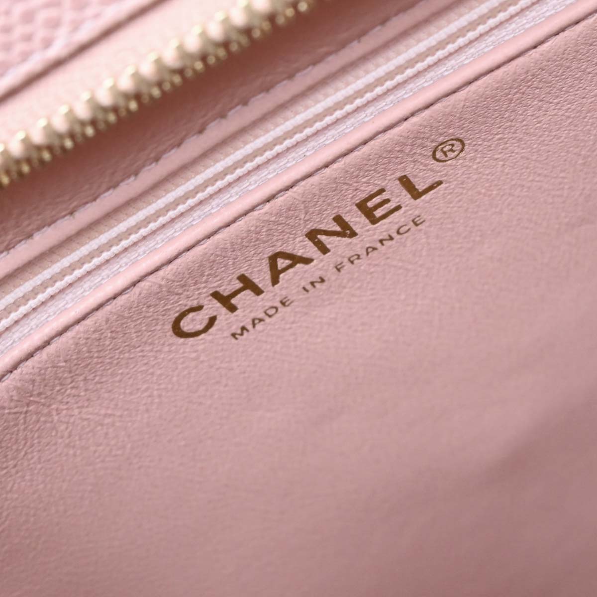 Chanel Pink Caviar Medallion Tote Handbag