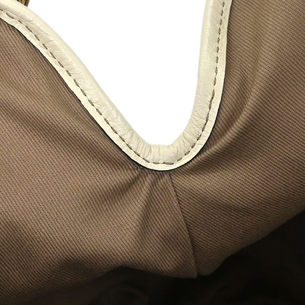 Celine Beige Macadam Shoulder Bag