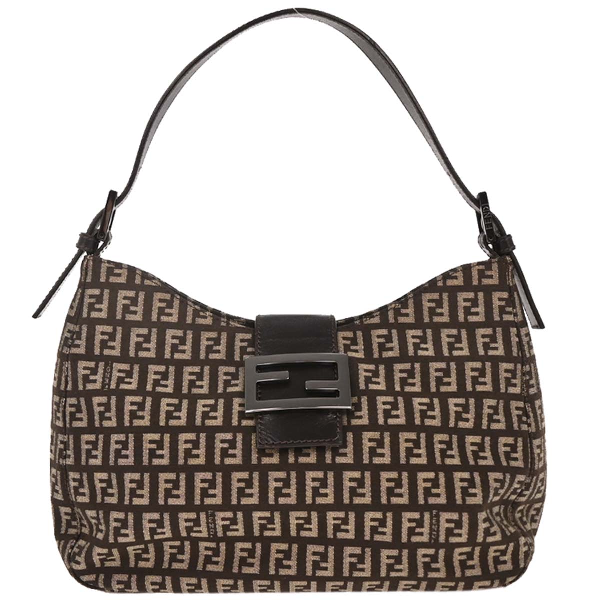 Fendi Brown Zucchino Handbag