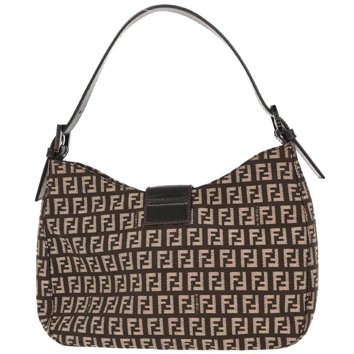 Fendi Brown Zucchino Handbag