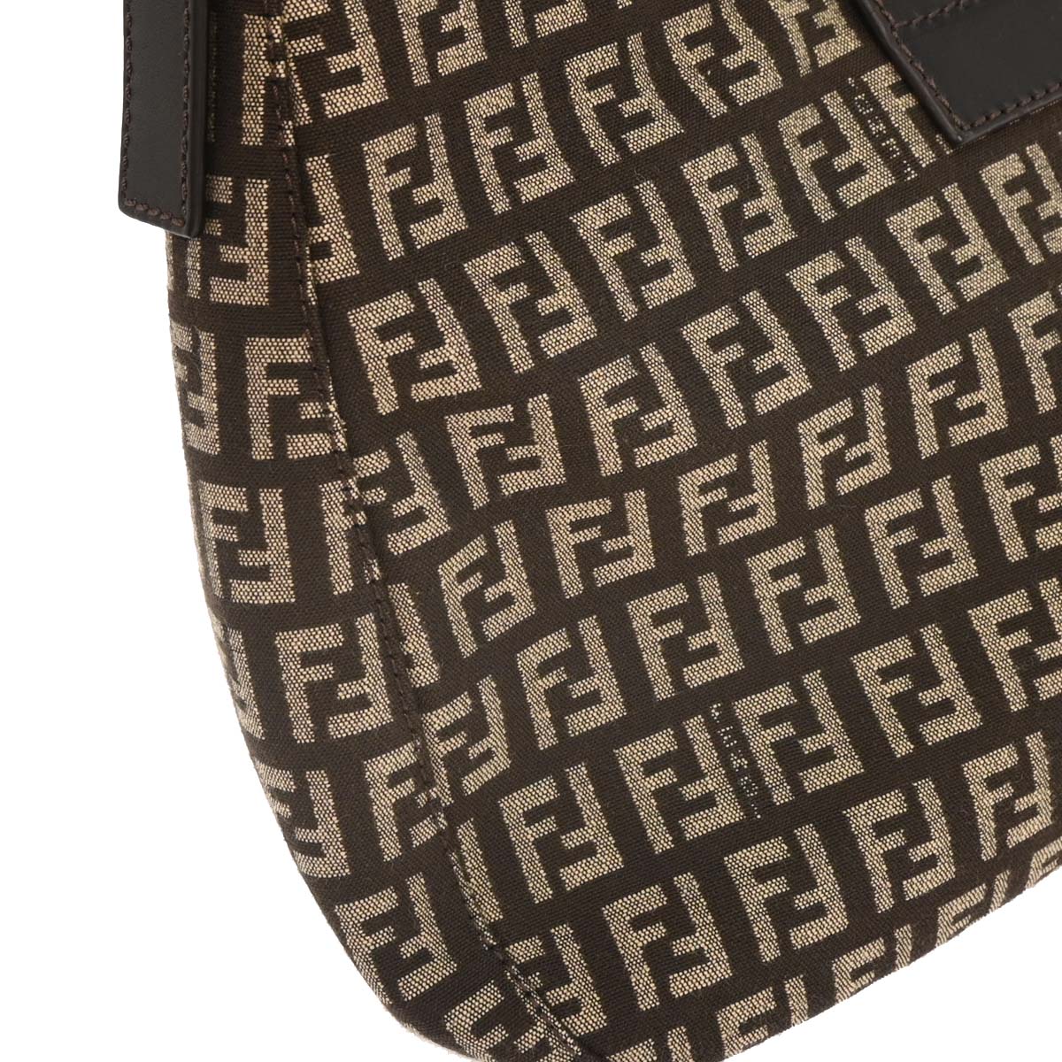 Fendi Brown Zucchino Handbag