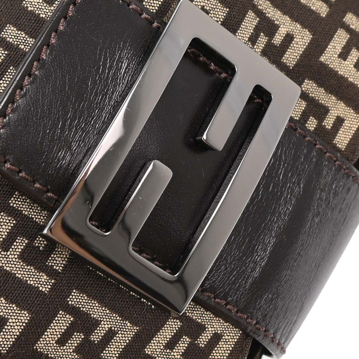 Fendi Brown Zucchino Handbag
