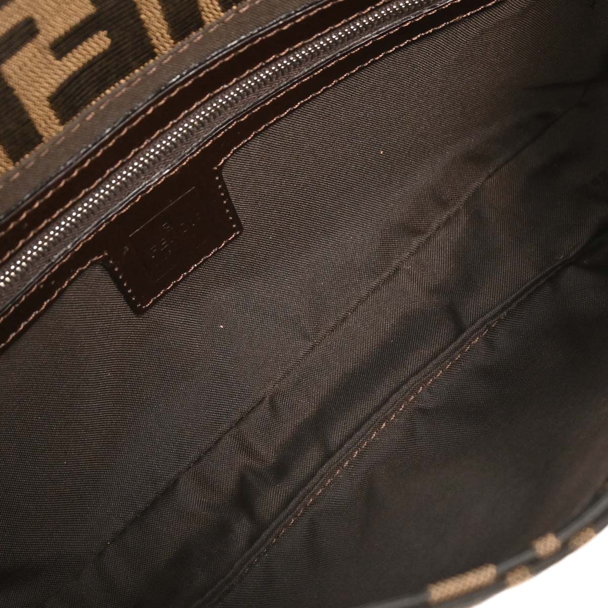 Fendi Brown Zucca Baguette Handbag