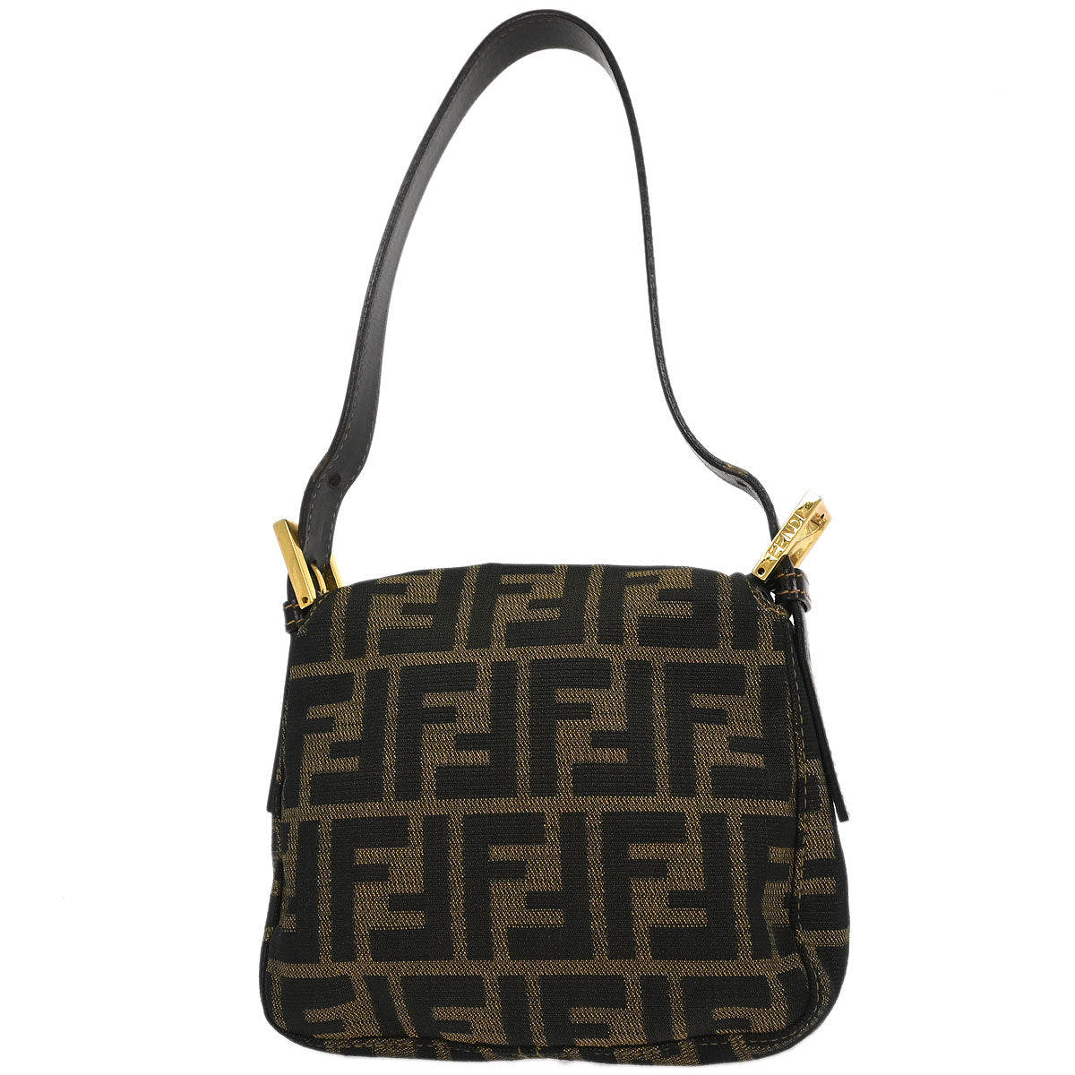 Fendi Brown Canvas Zucca Handbag