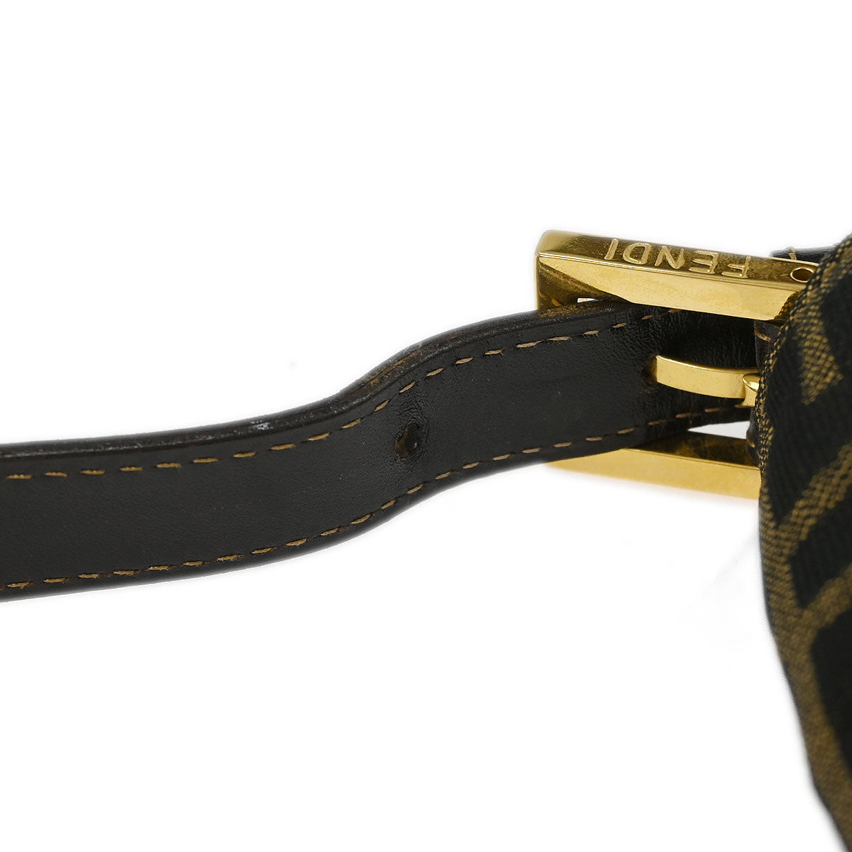 Fendi Brown Canvas Zucca Handbag