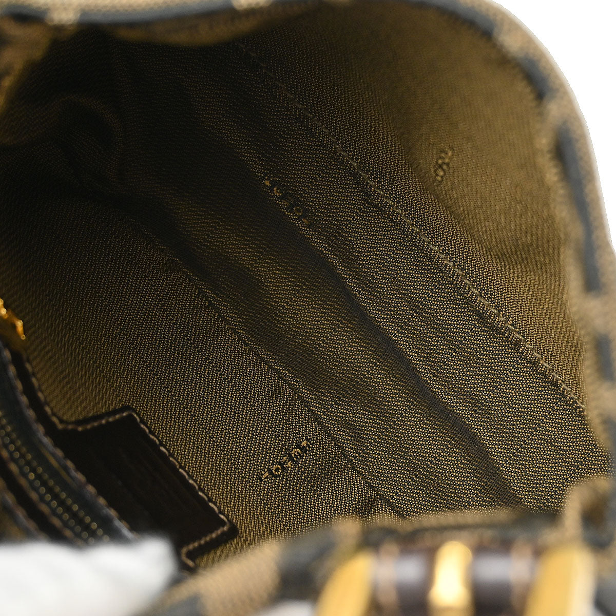 Fendi Brown Canvas Zucca Handbag