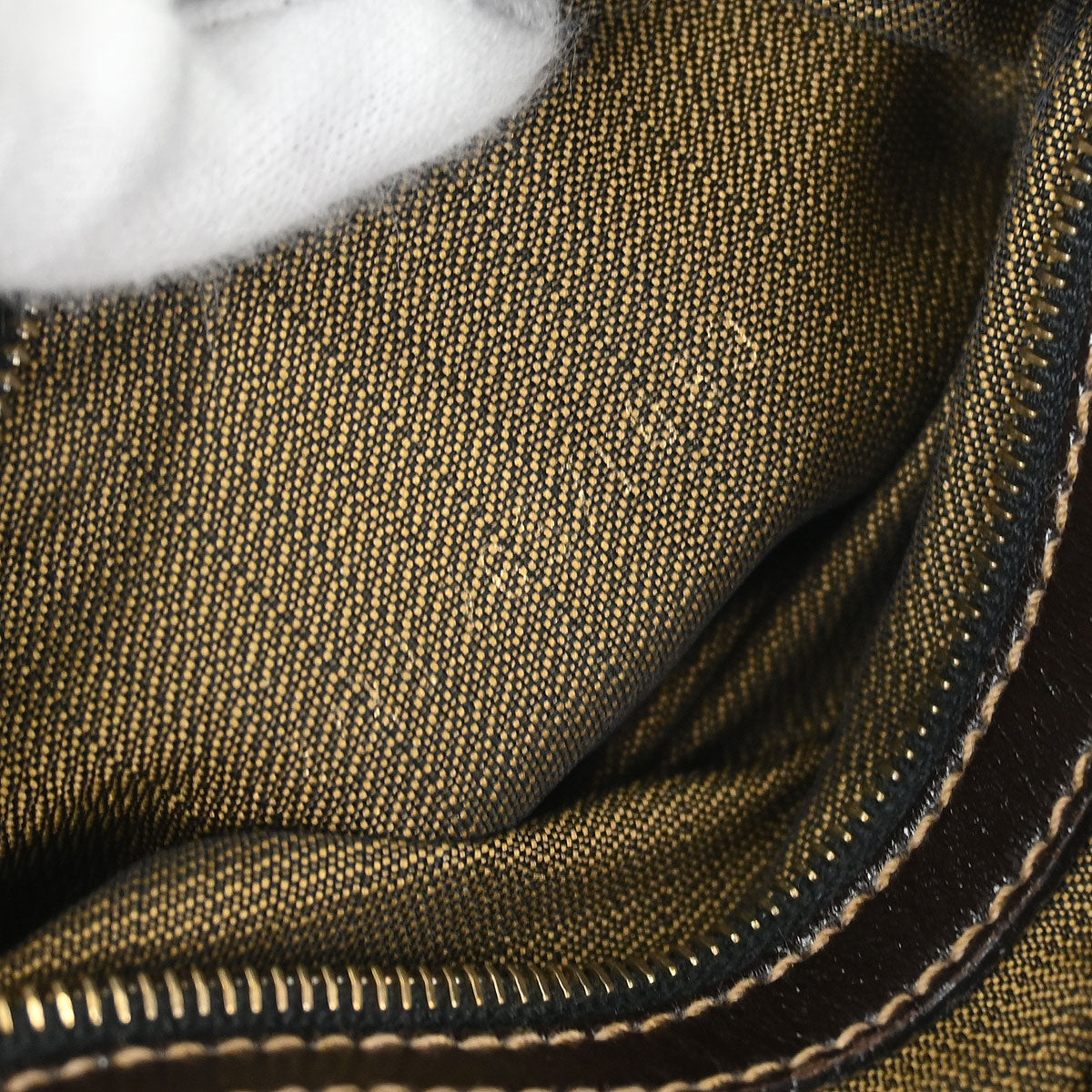 Fendi Brown Canvas Zucca Handbag