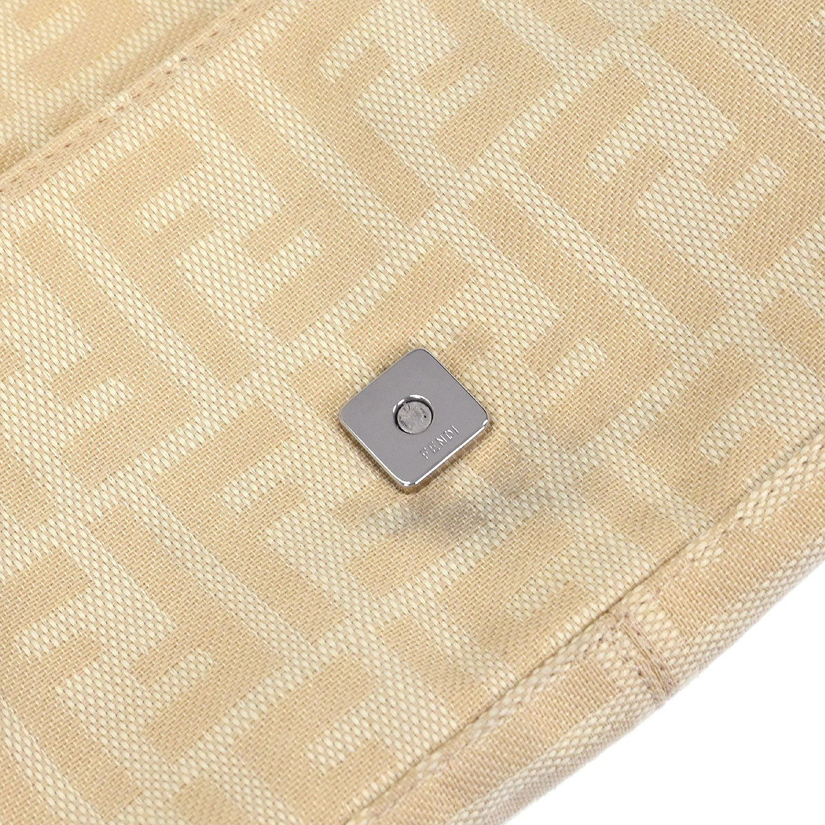 Fendi Beige Zucca Baguette Handbag
