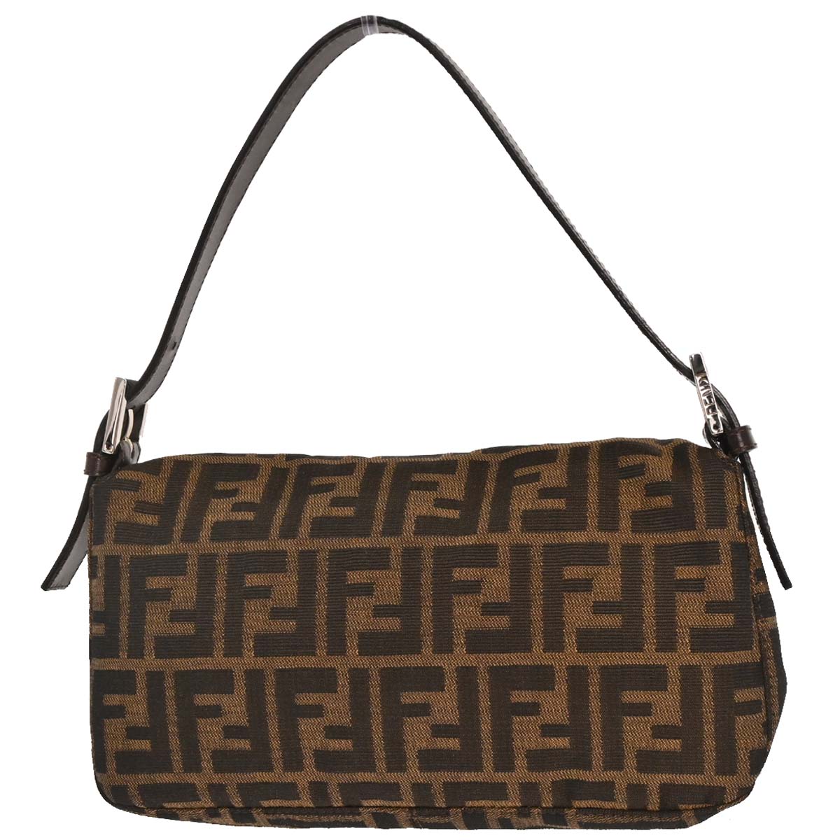 Fendi Brown Zucca Baguette Handbag