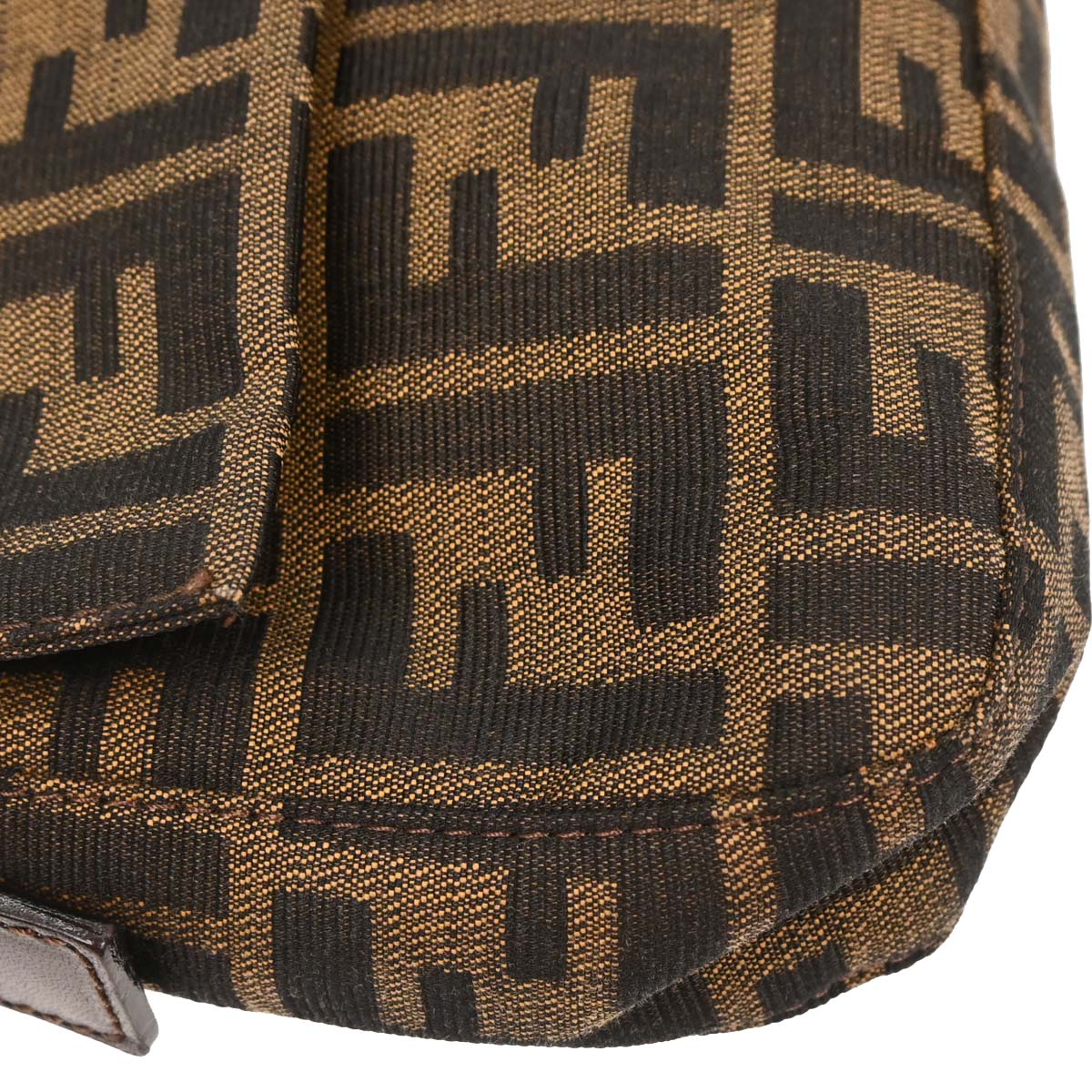 Fendi Brown Zucca Baguette Handbag