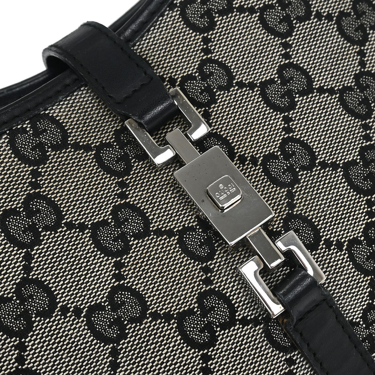 Gucci Gray GG Jackie Handbag