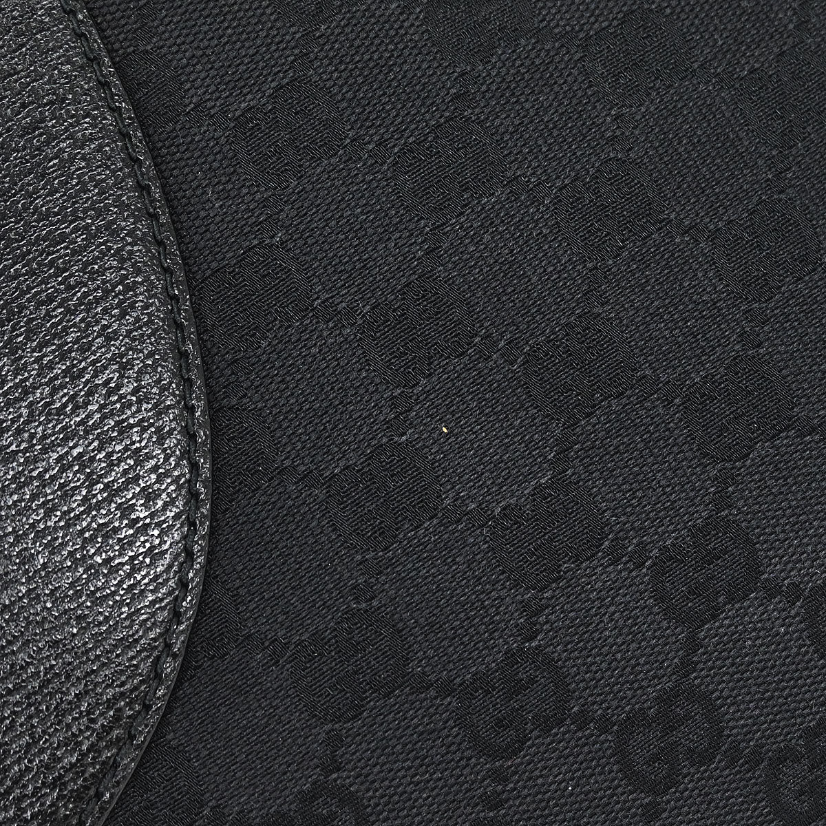 Gucci Black GG Tote Handbag