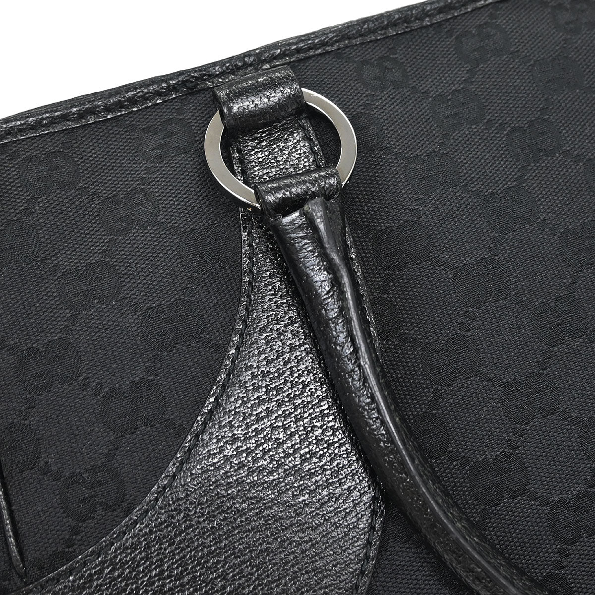 Gucci Black GG Tote Handbag