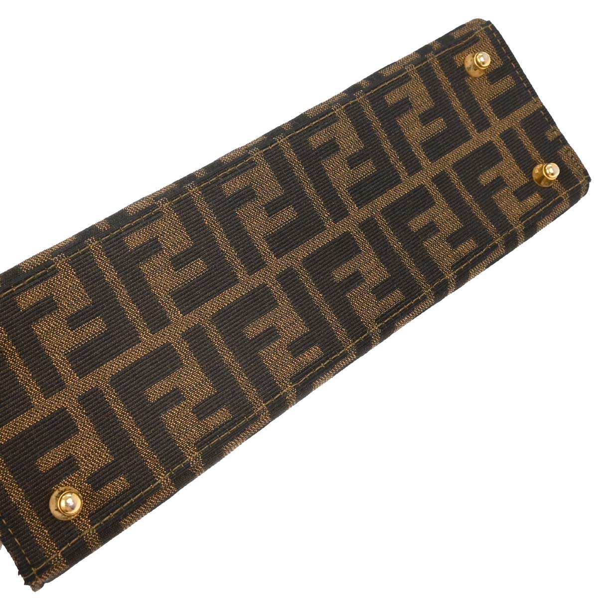 Fendi Brown Zucca 2way Shoulder Tote Handbag