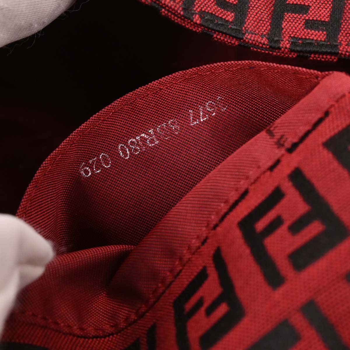 Fendi Red Zucchino Handbag