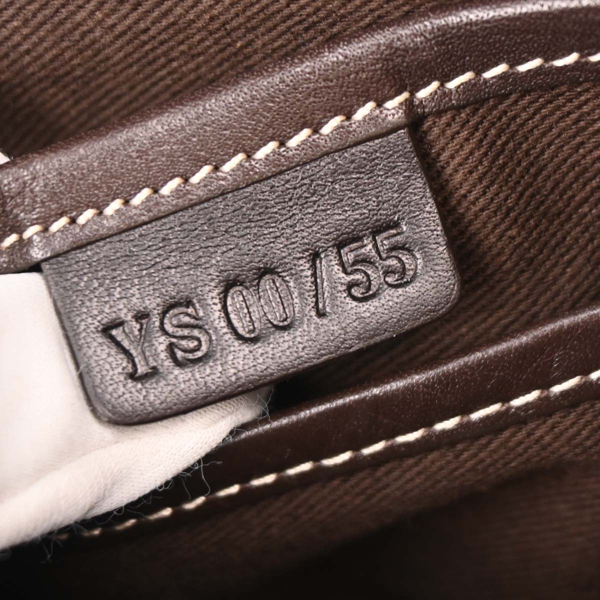 Celine Beige Canvas Macadam Shoulder Bag