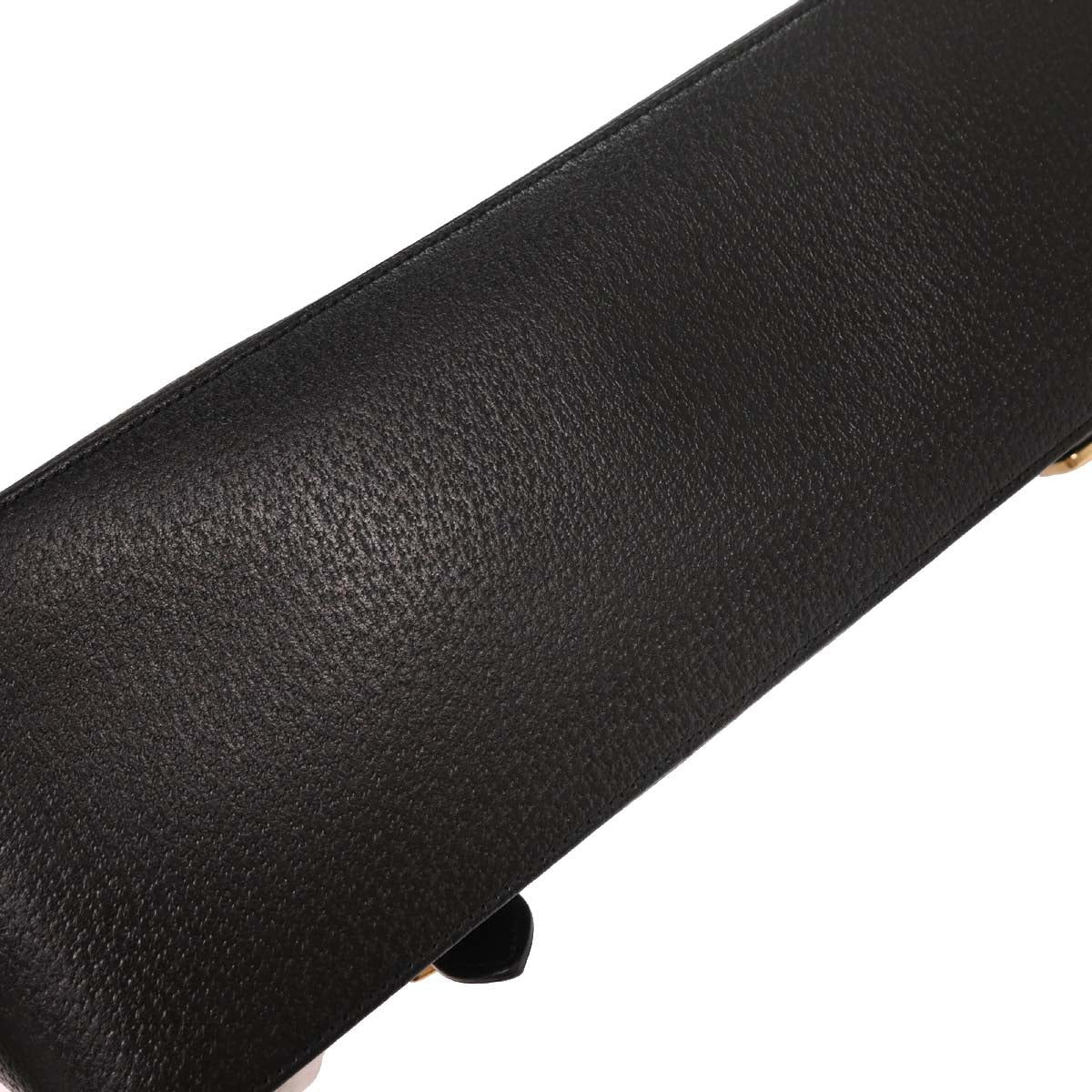 Gucci Black Canvas GG Messenger Shoulder Bag