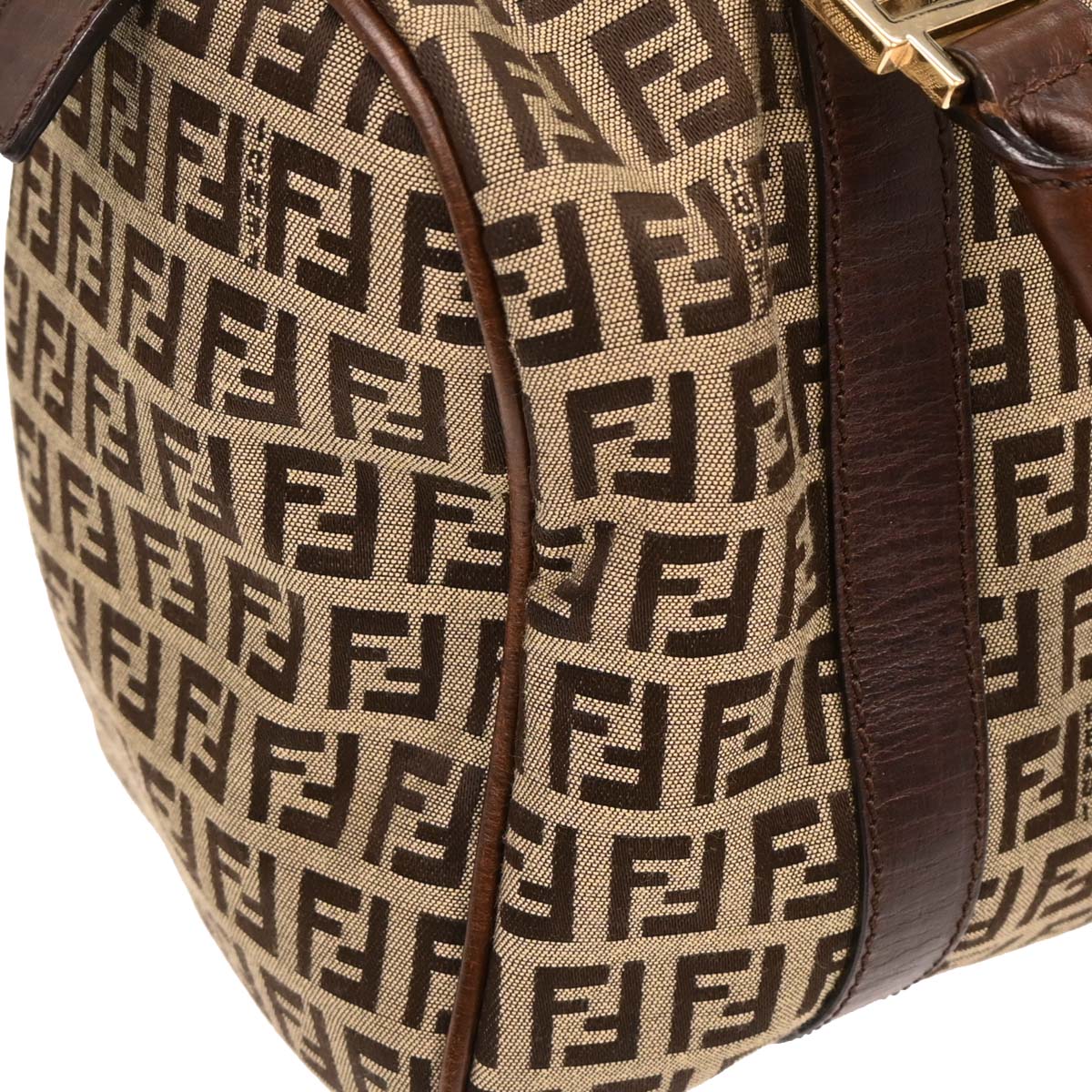 Fendi Brown Zucchino Handbag