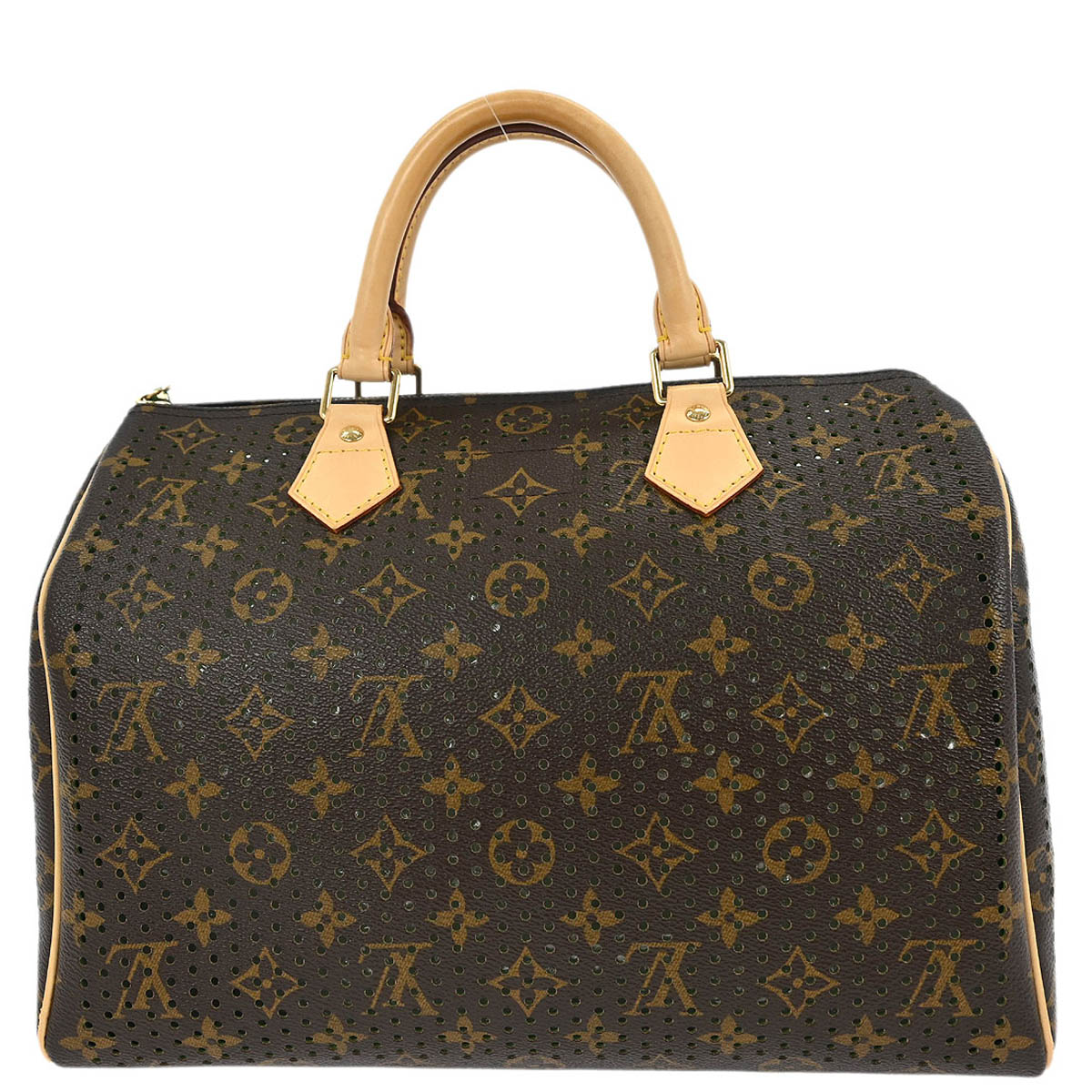 Louis Vuitton Green Monogram Perforated Speedy 30 Handbag M95181